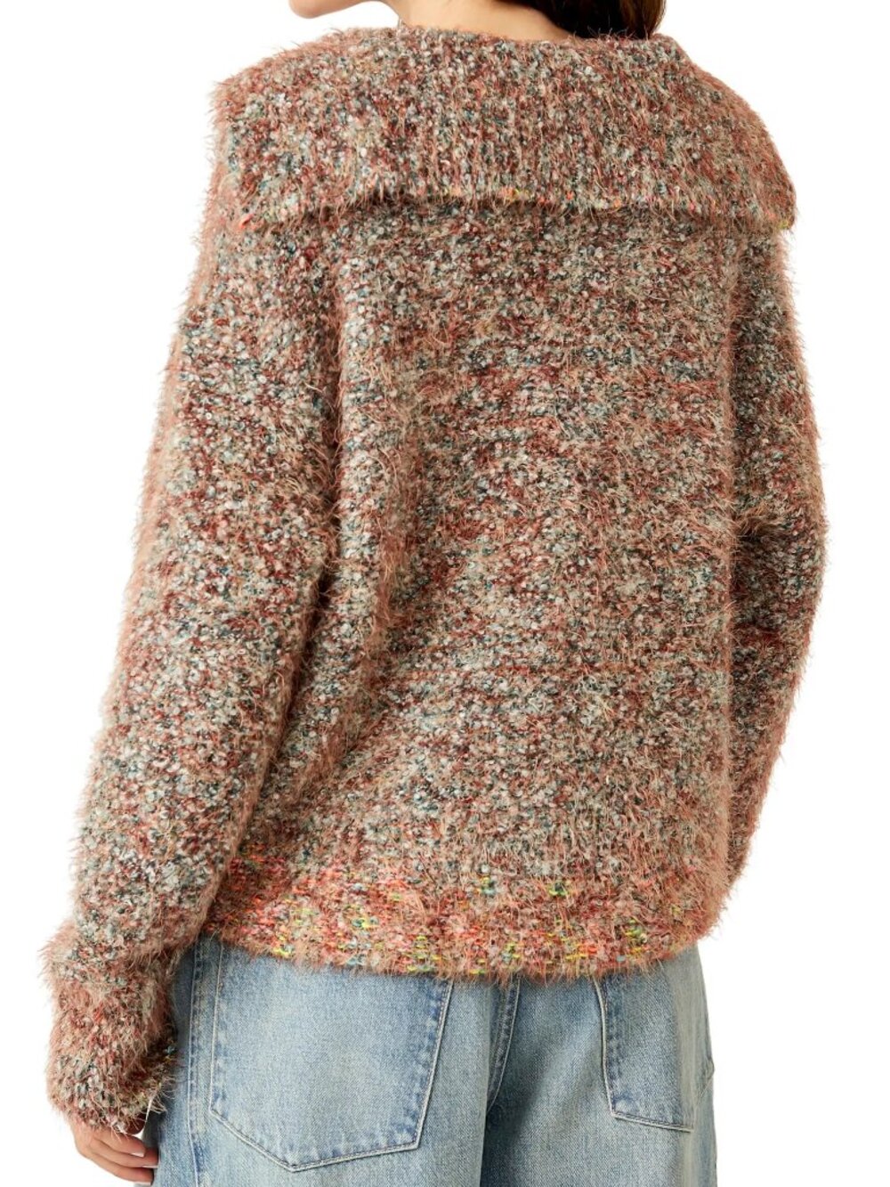 FREE PEOPLE Stella Marled Sweater - Picture 4 of 8